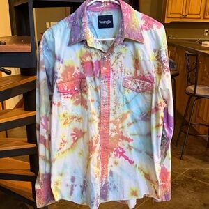 Wrangler Multicolor Tie-Dye Shirt